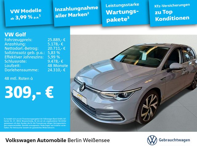 VW Golf VIII 1.5 eTSI DSG*STYLE*NAVI*DIGITAL-COCKPIT*LED*PDC*