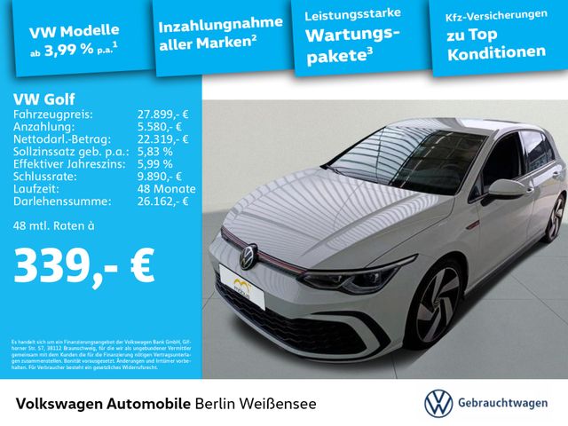 VW Golf VIII 2.0 TSI GTI*DSG*APP*PDC*RFK*LANE*SHZ*