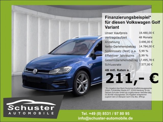 VW Golf Variant VII R-LINE 2.0TDI*DSG AHK LED ACC