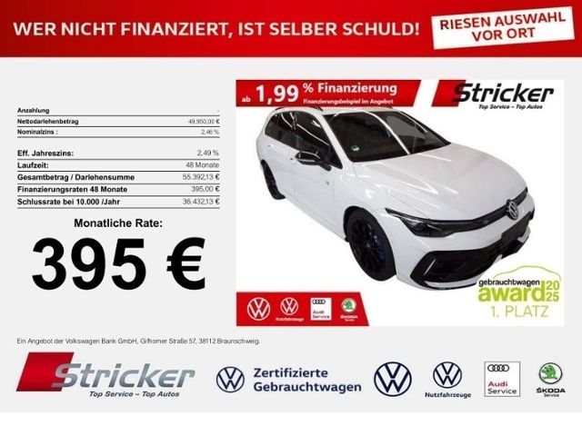 VW Golf Variant R Black Style 2.0TSI DSG 395,-ohne