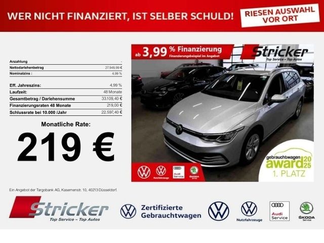 VW Golf Variant Life 2.0TDI DSG 219,-ohne Anzahlung