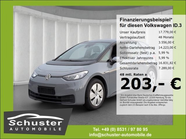 VW ID.3 Pure Performance*Navi LED 2xPDC VKZ-Erk CCS