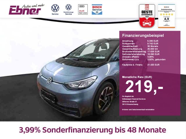 VW ID.3 PRO 204PS 62KW/h AHK+ACC+LED+NAVI+CCS+18 ALU!