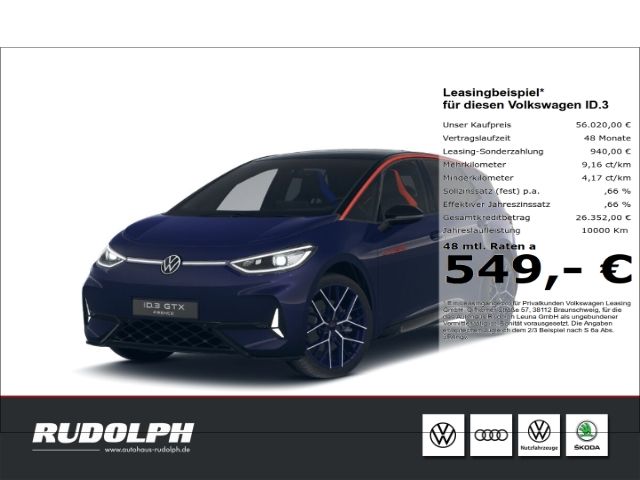 VW ID.3 GTX Fire+Ice Sondermodell Limited HUD Navi HarmanKardon