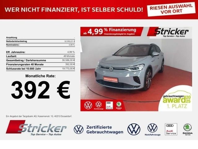 VW ID.4 GTX 220/77 392,-ohne Anzahlung Kamera ACC N
