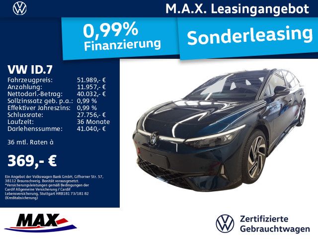 VW ID.7 Limousine GTX 4M MATRIX+PANO+KAM+AHK+AUGMH.