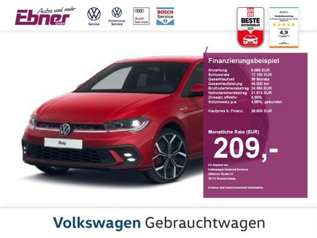 VW Polo GTI 2.0TSI 207PS DSG ACC+MATRIX+KEYLESS+PARKASSIST+18 ALU!