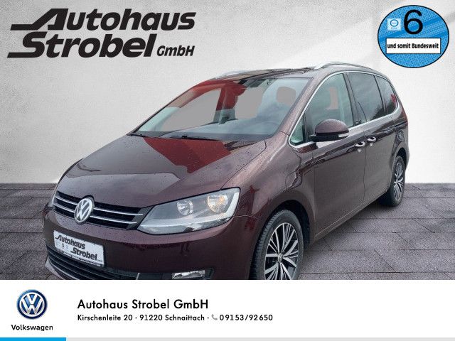 VW Sharan 2.0 TDI DSG "ALLSTAR" AHK ACC Navi Parkpilot Sitzhzg Front-Ass Bluet.