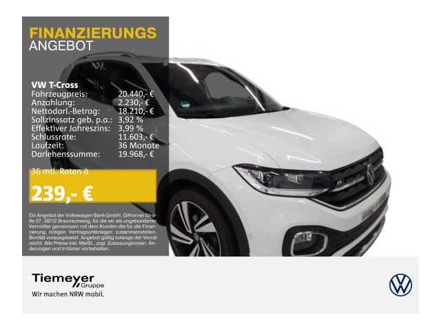 VW T-Cross 1.0 TSI R-LINE LM18 LED NAVI ACC