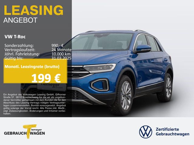 VW T-Roc 1.0 TSI STYLE NAVI LED+ SITZHZ PDC