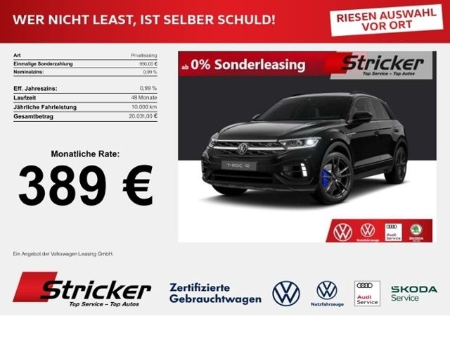 VW T-Roc R Black AHK WR Akrapovic Pretoria
