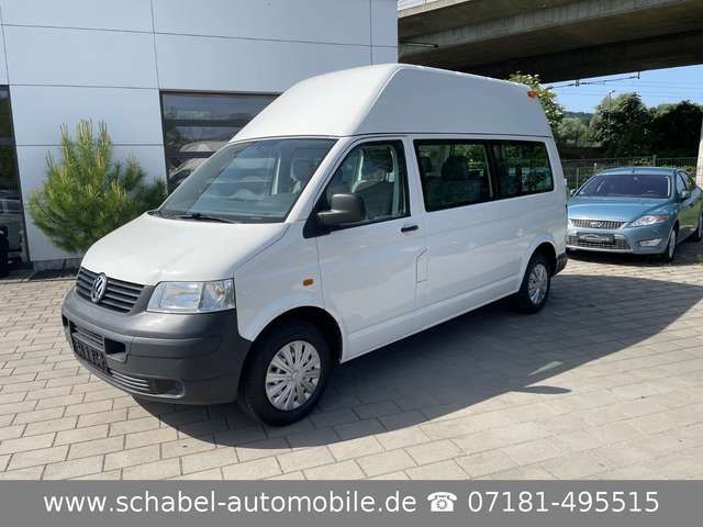 VW T5 Transporter T5 1.9TDI Kasten Hochdach 9-Sitze Klima TÜV NEU