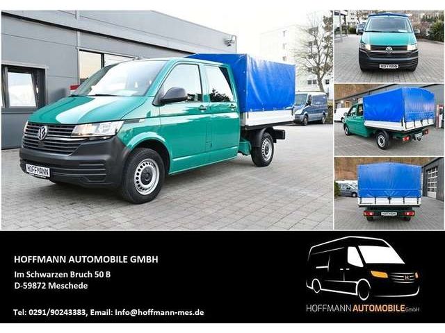 VW T6 Transporter Doka Pritsche Plane DSG 6-Sitze