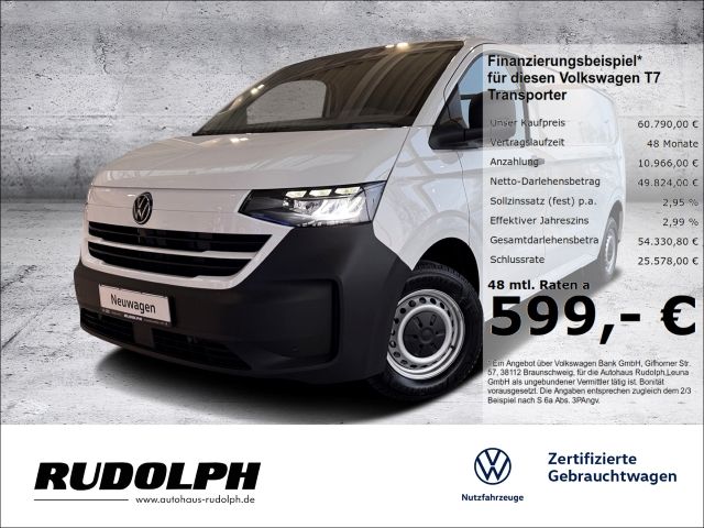 VW Transporter Kasten LR 2.0 TDI 8-Gang-Automatik LED Navi AHK SHZ