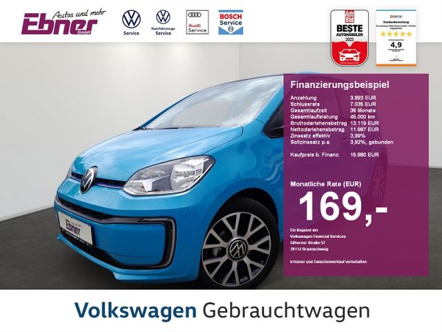 VW Up ! e-up! STYLE CCS+SITZHZG+BLUETOOTH+NAVI-VB+16 ALU!