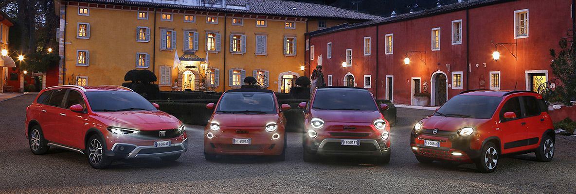 Fiat: Modelle auf einem Foto